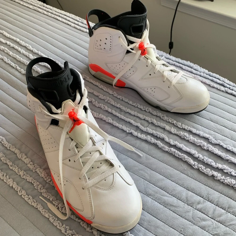 Nike Jordan 6 Retro Infrared White - Picture 2 of 10